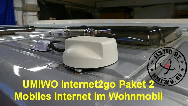 UMIWO Internet2go Paket 2: Mobiles Internet im Wohnmobil