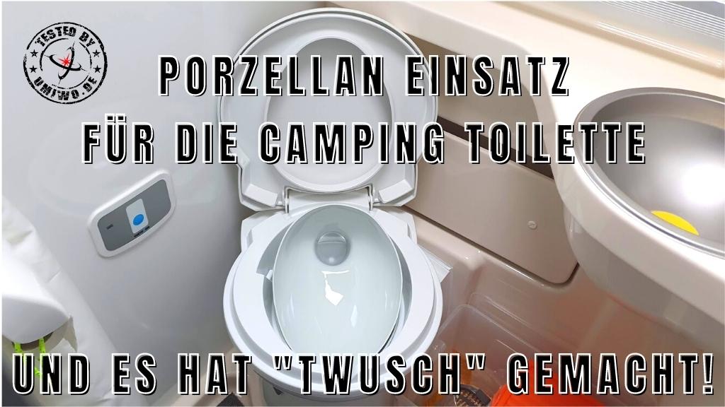 porzellan einsatz camping toilette twusch